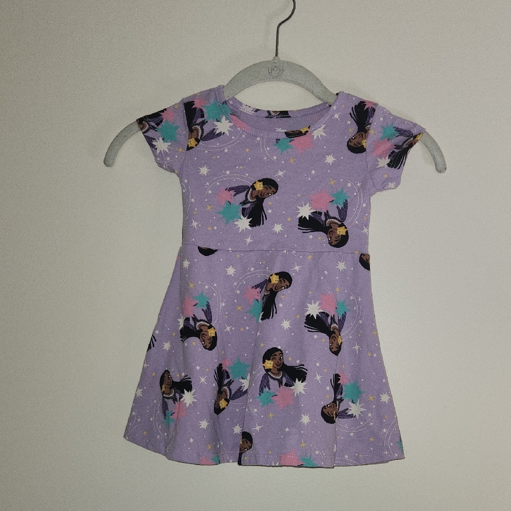Disney Wish Kids Dress with Starry Print